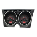 196768 CAMARO/FIREBIRD VHX SYSTEM CARBON FIBER STYLE FACE RED DISPLAY