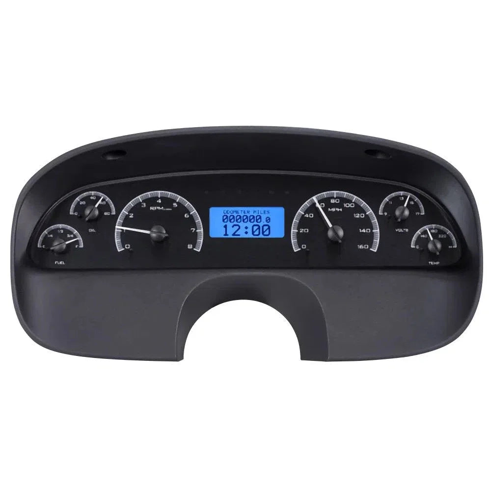 199496 CAPRICE/IMPALA SS VHX SYSTEM BLACK ALLOY STYLE FACE BLUE DISPLAY