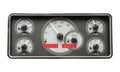 196372 WAGONEER/JTRUCKS VHX SYSTEM SILVER ALLOY STYLE FACE RED DISPLAY