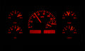 196372 WAGONEER/JTRUCKS VHX SYSTEM SILVER ALLOY STYLE FACE RED DISPLAY
