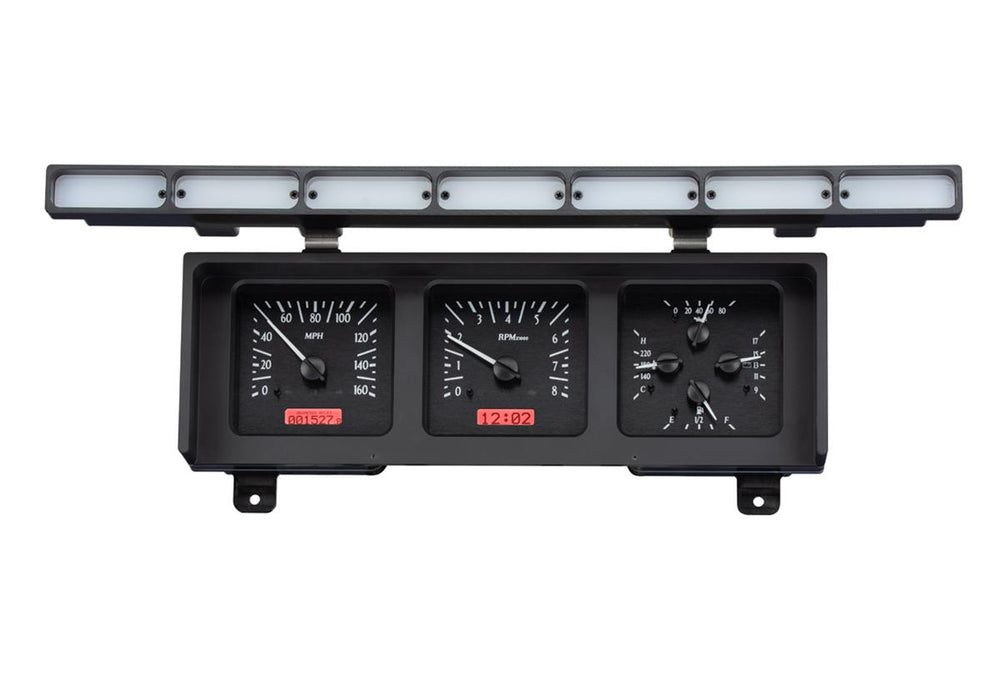 198086 FORD PICKUP VHX SYSTEM BLACK ALLOY STYLE FACE RED DISPLAY