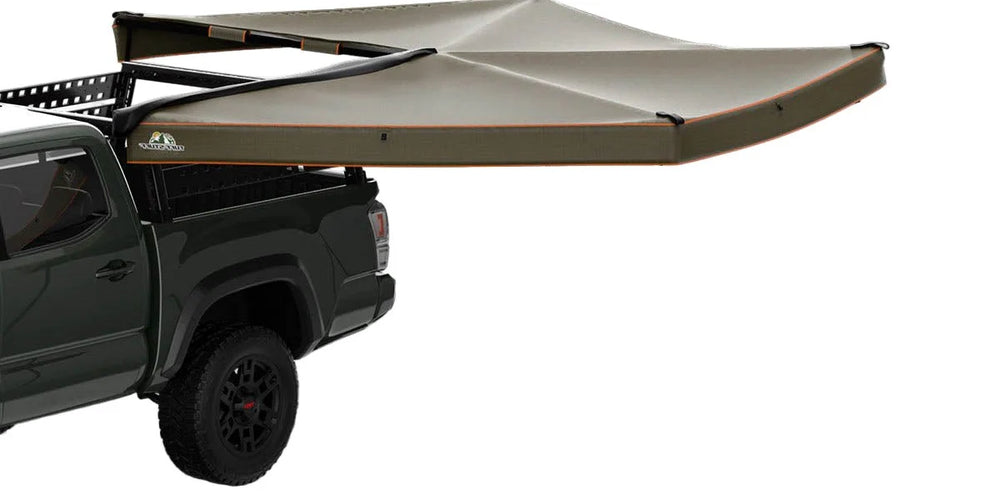 TUFF STUFF OVERLAND AWNING 270 DEGREE COMPACT DRIVER SIDE KIT WITH MOUNTING BRACKETS TS-AWN-270-4D-KIT