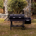 OKLAHOMA JOE'S LONGHORN REVERSE FLOW STAR EDITION OFFSET SMOKER