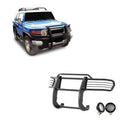 0714 FJ CRUISER GRILLE GUARD KIT MODULAR BLACK