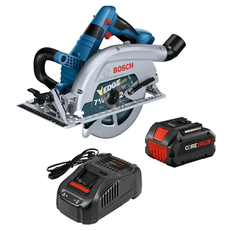 18V PROFACTOR 71/4 IN. BLADE LEFT CIRCULAR SAW W/ 1 8.0 AH CORE PERFORMANCE BAT