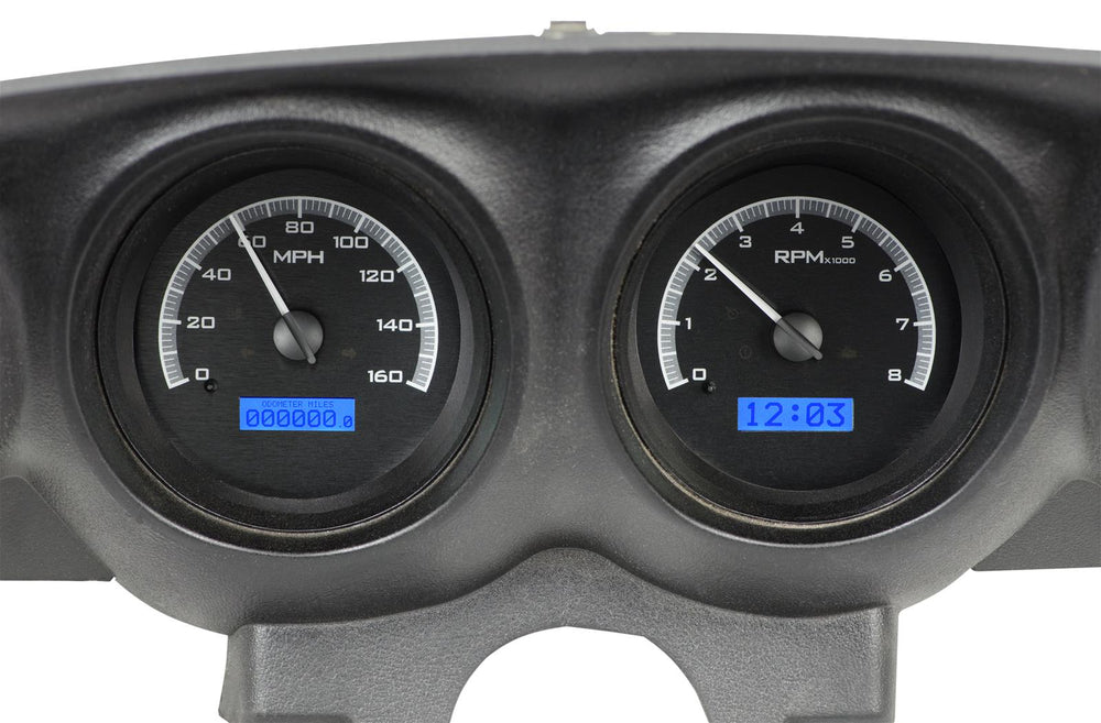 196970 MUSTANG VHX SYSTEM BLACK ALLOY STYLE FACE BLUE DISPLAY