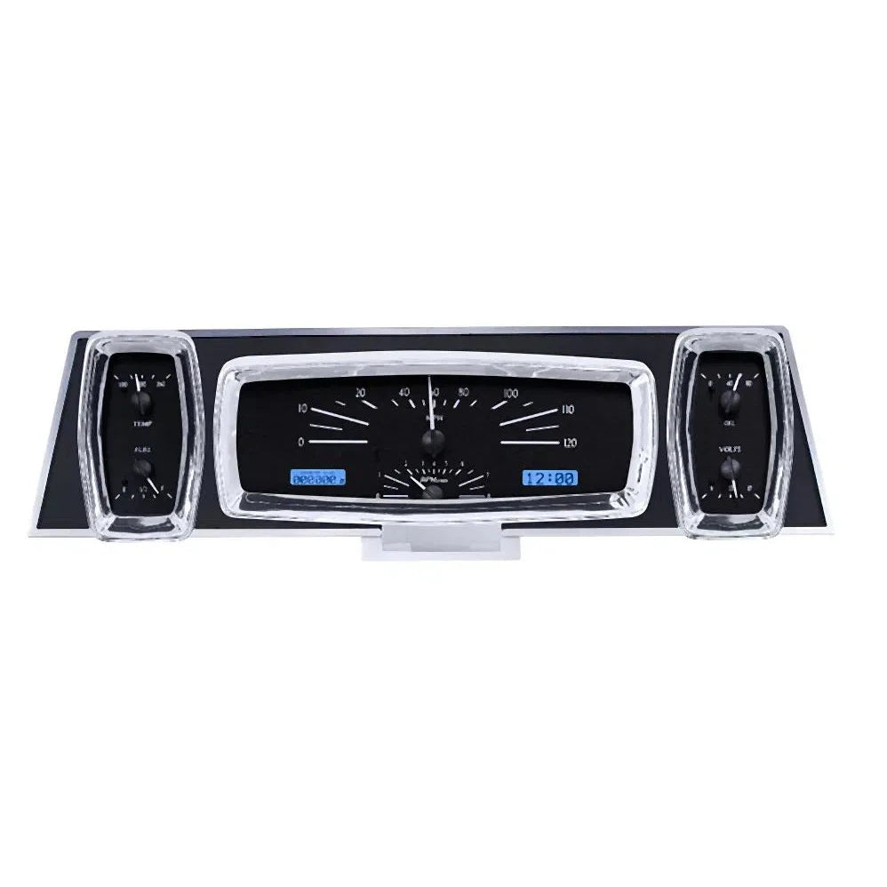196163 LINCOLN CONTINENTAL VHX SYSTEM SILVER ALLOY STYLE FACE BLUE DISPLAY