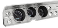 1964 65 CHEVELLE VHX SYSTEM BLACK ALLOY STYLE FACE WHITE DISPLAY