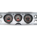1964 65 CHEVELLE VHX SYSTEM BLACK ALLOY STYLE FACE WHITE DISPLAY