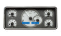196372 WAGONEER/JTRUCKS VHX SYSTEM SILVER ALLOY STYLE FACE BLUE DISPLAY