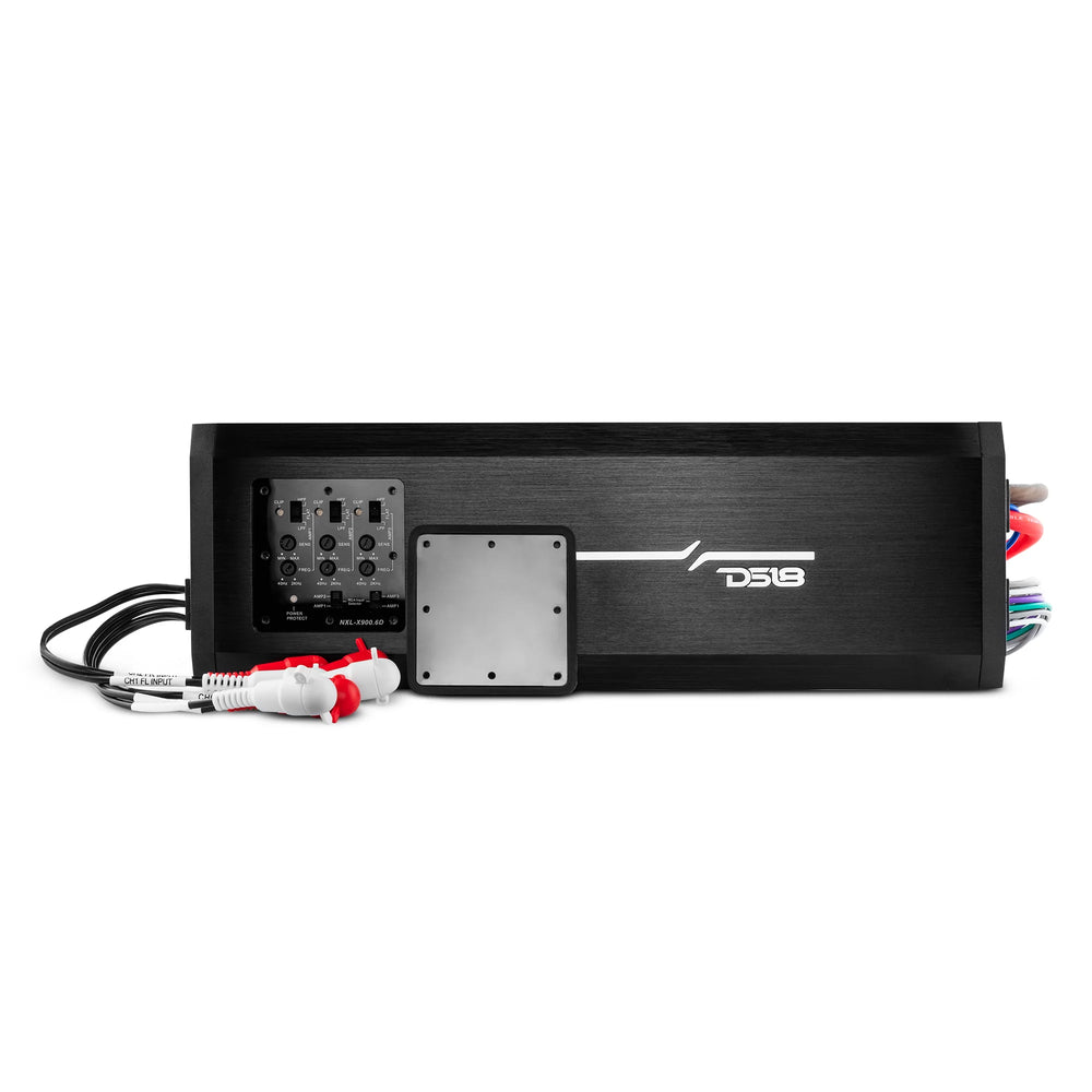 DS18 6-Channel Class-D Amp Full-Range 6 x 150 Watts RMS at4 ohm IP67 Waterproof Rating