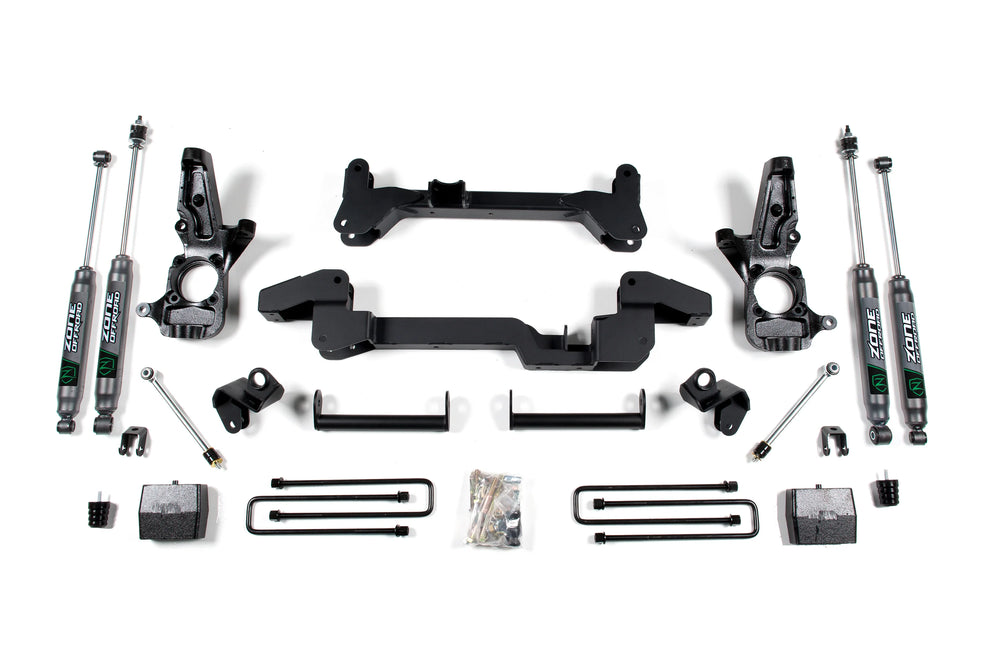 Zone Offroad silver shock absorber