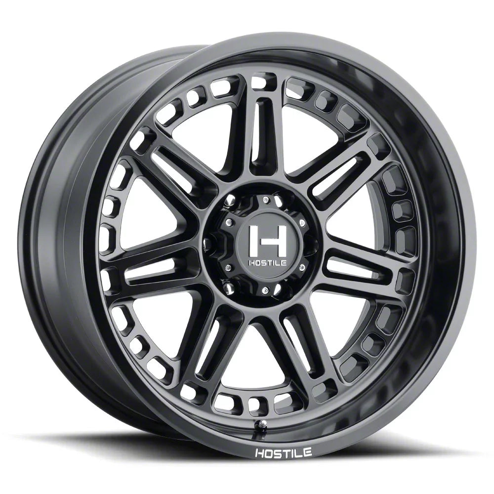 H124 LUNATIC 24X14 8X165.1 76MM ASPHALT