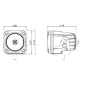 1014 RAPTOR FOG LIGHT KIT WITH(2)3.7IN OPTIMUS HALO SPOT