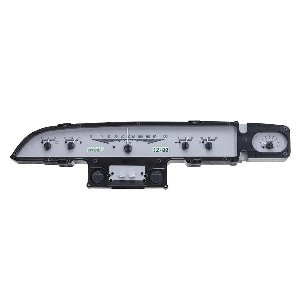 1960 FORD GALAXIE VHX SYSTEM BLACK ALLOY STYLE FACE RED DISPLAY