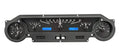 196465 FORD FALCON/MUSTANG VHX SYSTEM BLACK ALLOY STYLE FACE BLUE DISPLAY