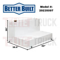 STEEL TRANSFER TANK, 100 GALLON, L-