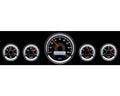 5PIECE ROUND UNIVERSAL VHX SYSTEM SILVER ALLOY STYLE FACE RED DISPLAY