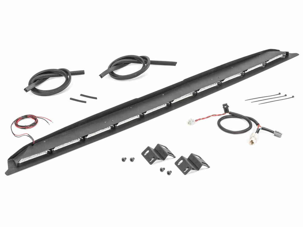 0718 WRANGLER MPOWER INTERIOR LED LIGHTBAR AMBER/WHITE