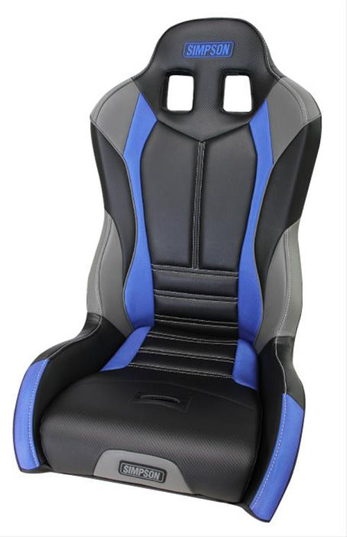 PRO SPORT UTV SEAT BLACK/LT BLUE/GREY