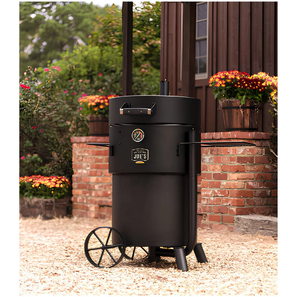 OKLAHOMA JOE'S BRONCO PRO DRUM SMOKER BLACK