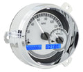 195152 CHEVY CAR VHX SYSTEM SILVER ALLOY STYLE FACE BLUE DISPLAY
