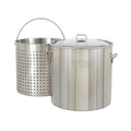 162QT STAINLESS BAYOU BOILER WITH BASKET