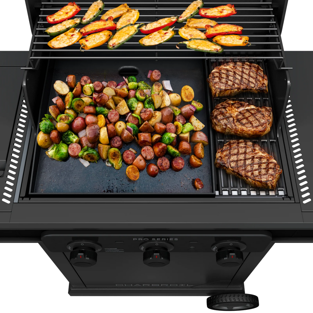 3 BURNER PRO SERIES GAS GRILL W/ SIDE BURNER