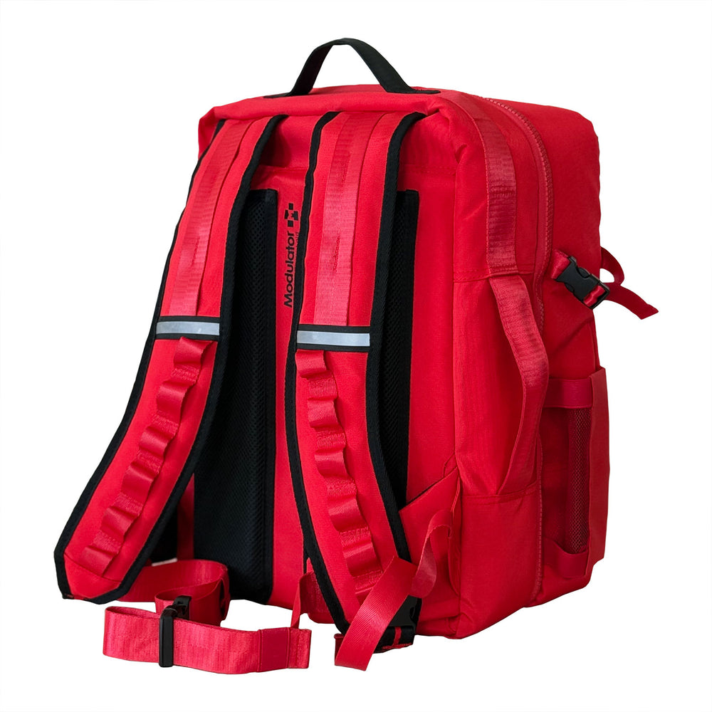 MODULATOR TRAUMA BACKPACK WITHOUT AED PRO & AIRWAY RED BLACK