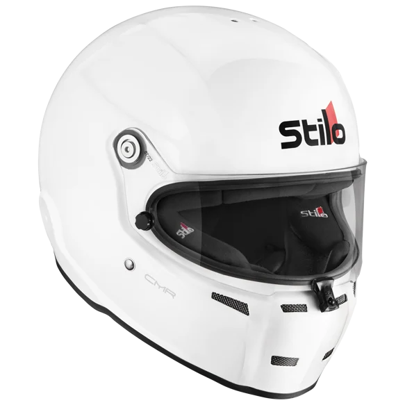 ST5 CMR WHITE 57 MEDIUM KARTING HELMET