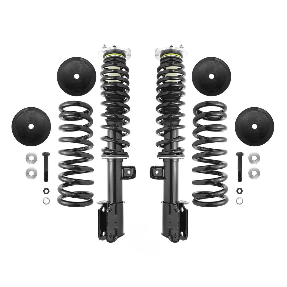 Unity Automotive 2 Front Complete Strut Assemblies 2 Rear Coil Springs 4-31-172000-4