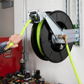 FZP RETRACTABLE AIR HOSE REEL OPEN DUAL ARM 3/8IN 50FT