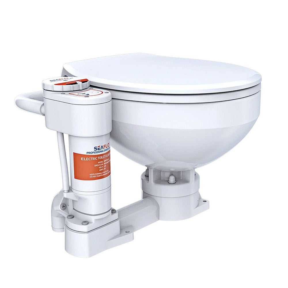 12V ELECTRIC TWIST FLUSH MARINE TOILET