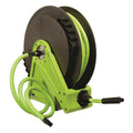 FZP RETRACTABLE AIR HOSE REEL OPEN SINGLE ARM 3/8IN 50FT