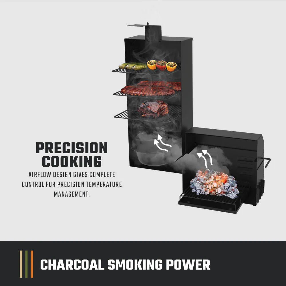 OKLAHOMA JOE'S BANDERA VERTICAL OFFSET SMOKER