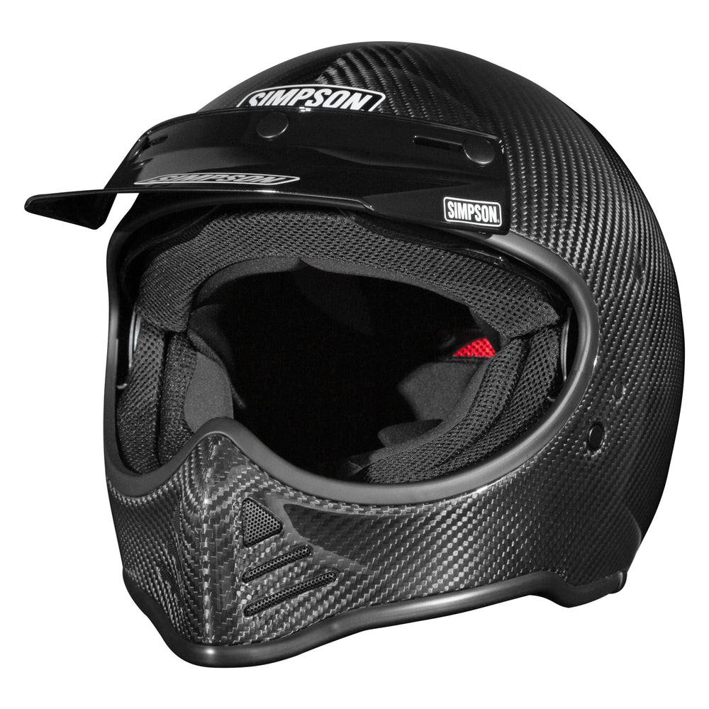 M52 BANDIT MOTORCYCLE HELMET MEDIUM CARBON FIBER