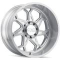 SEVENFOLD (9111) BRUSHED AND CLEAR COATED 22X12 6-135 -51mm 87.1mm