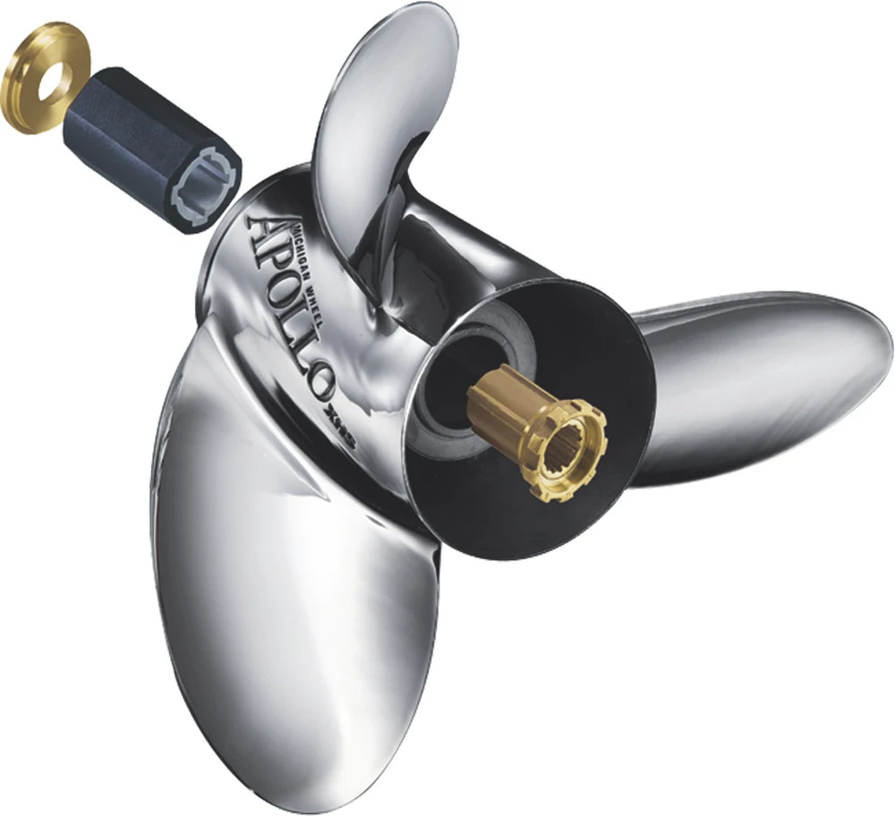 PROP APOLLO 14.125X19 3BL/LH STAINLESS