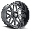 H144 JUSTICE 22X12 6X135 44MM ASPHALT (GLOSS BLACK)