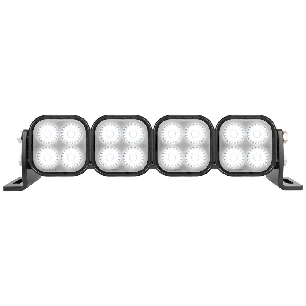12IN BLACK OUT COMBO BEAM WHITE ELLIPTICAL SPOT LIGHT YELLOW