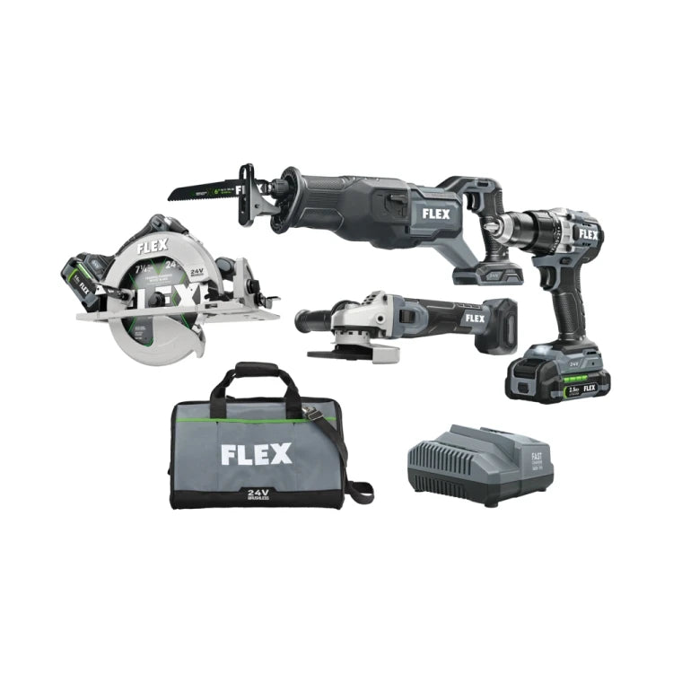 CIRCULAR SAW RECIPROCATING SAW ANGLE GRINDER AND DRILL DRIVER KIT