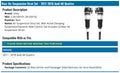 Unity Automotive 1 Rear Left Electronic Air Strut Assembly 28-530101