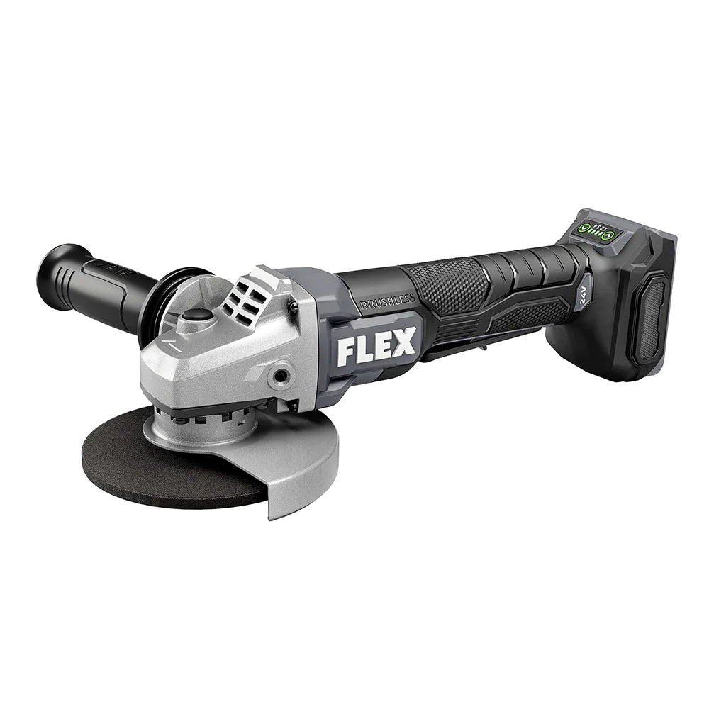 5IN VARIABLE SPEED ANGLE GRINDER W/ PADDLE SWITCH STACKED LITHIUM KIT 2X6.0AH B