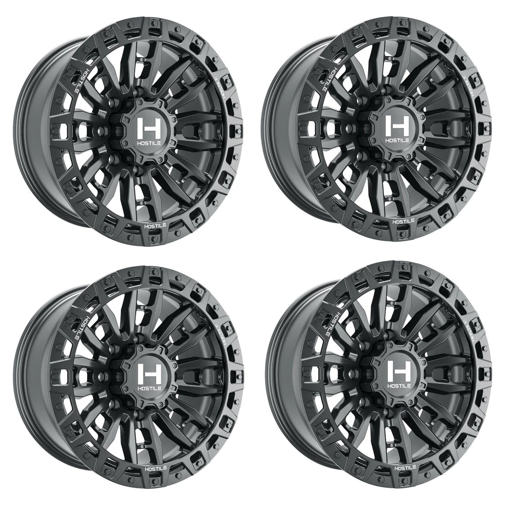 H130 CRANDON 20X9 8X165 1MM ASPHALT