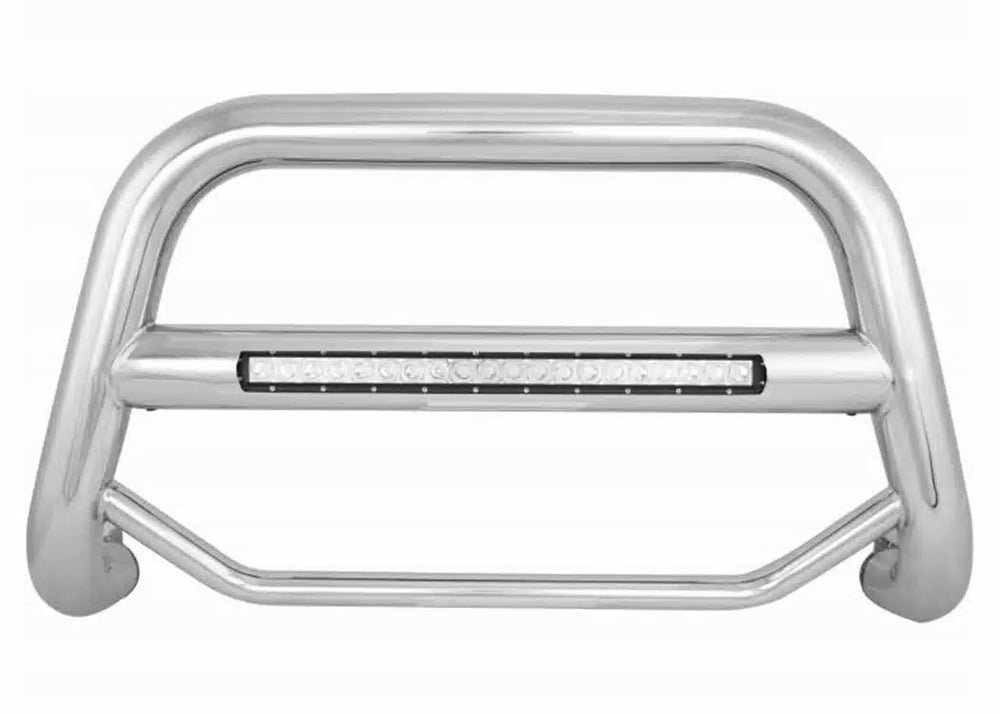 0317 EXPEDITION MAX BEACON BULL BAR NO SKID PLATE STAINLESS STEEL