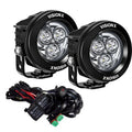 PAIR OF 3.7IN 3 LED CG2 MINI LIGHT CANNONS INCLUDING HARNESS