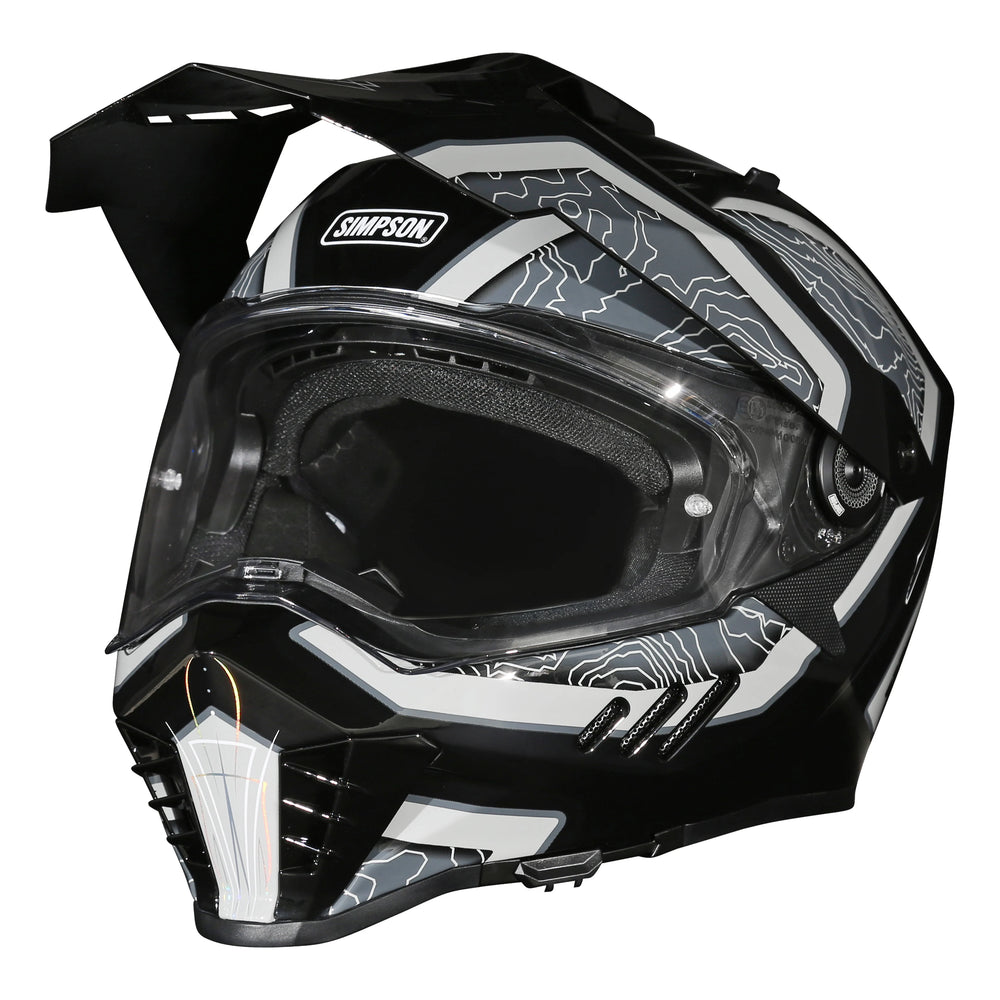 XCURSION BANDIT MOTORCYCLE HELMET XXL SUMMIT BLACK