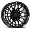 MTX Phantom 8 Gloss Black 24x10in / 8x165.1 BP / -18mm Offset / 124.1mm Bore