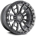 H130 CRANDON 20X9 6X135 1MM ASPHALT