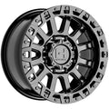 H139 DOMINATOR 18X9 8X180 1MM ASPHALT
